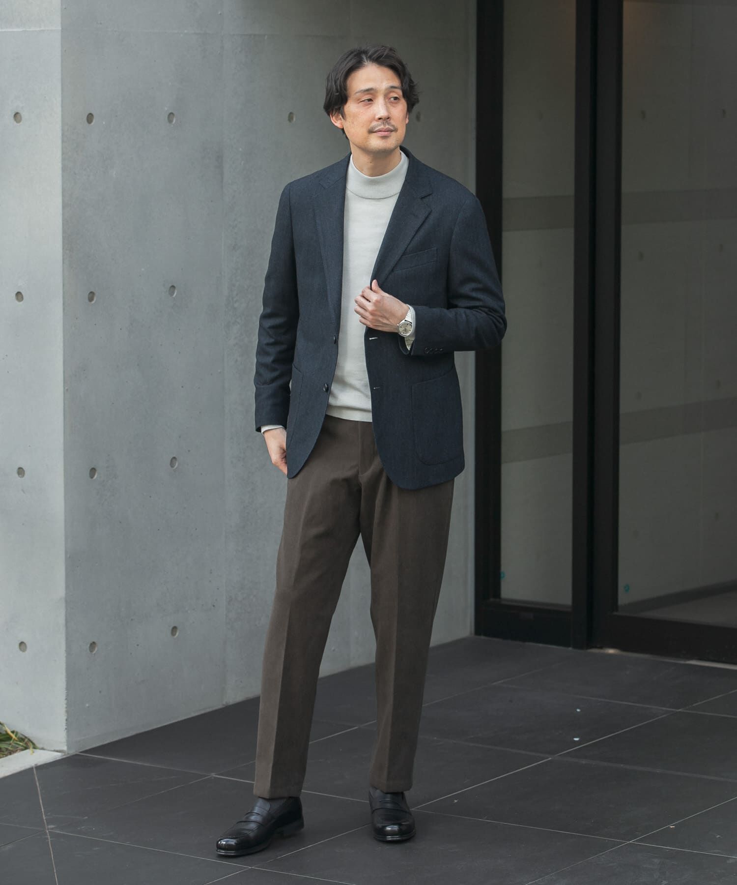 URBAN RESEARCH DOORS「LIFE STYLE TAILOR　ヘリンボンツイードジャケット」|その他|
