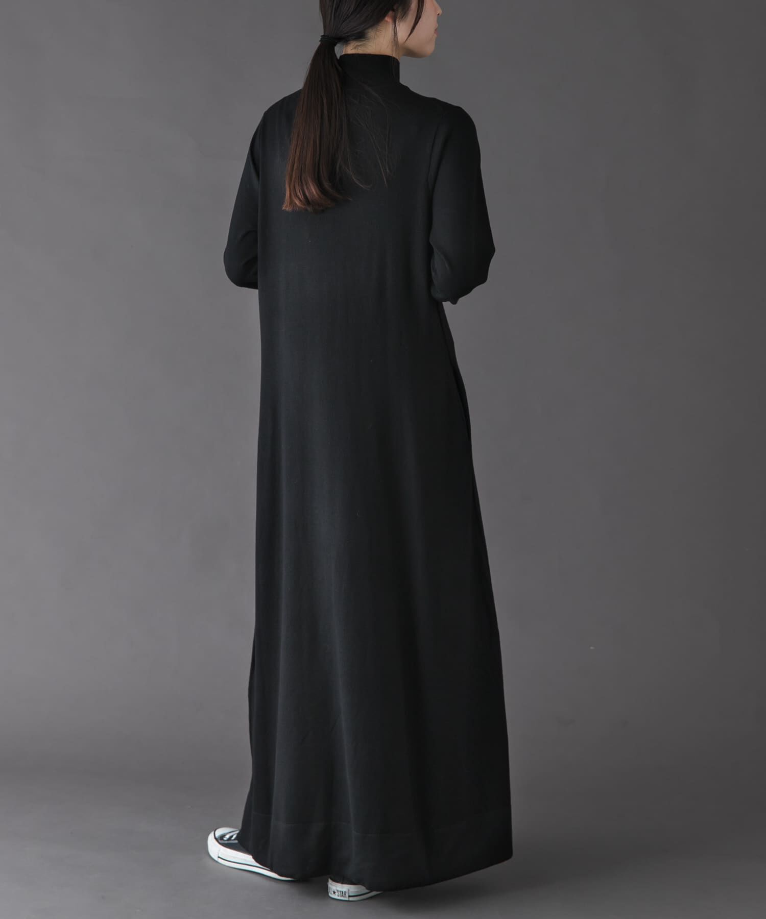 URBAN RESEARCH DOORS「FORK&SPOON　ハイネックフレアニットワンピース」|ワンピース|