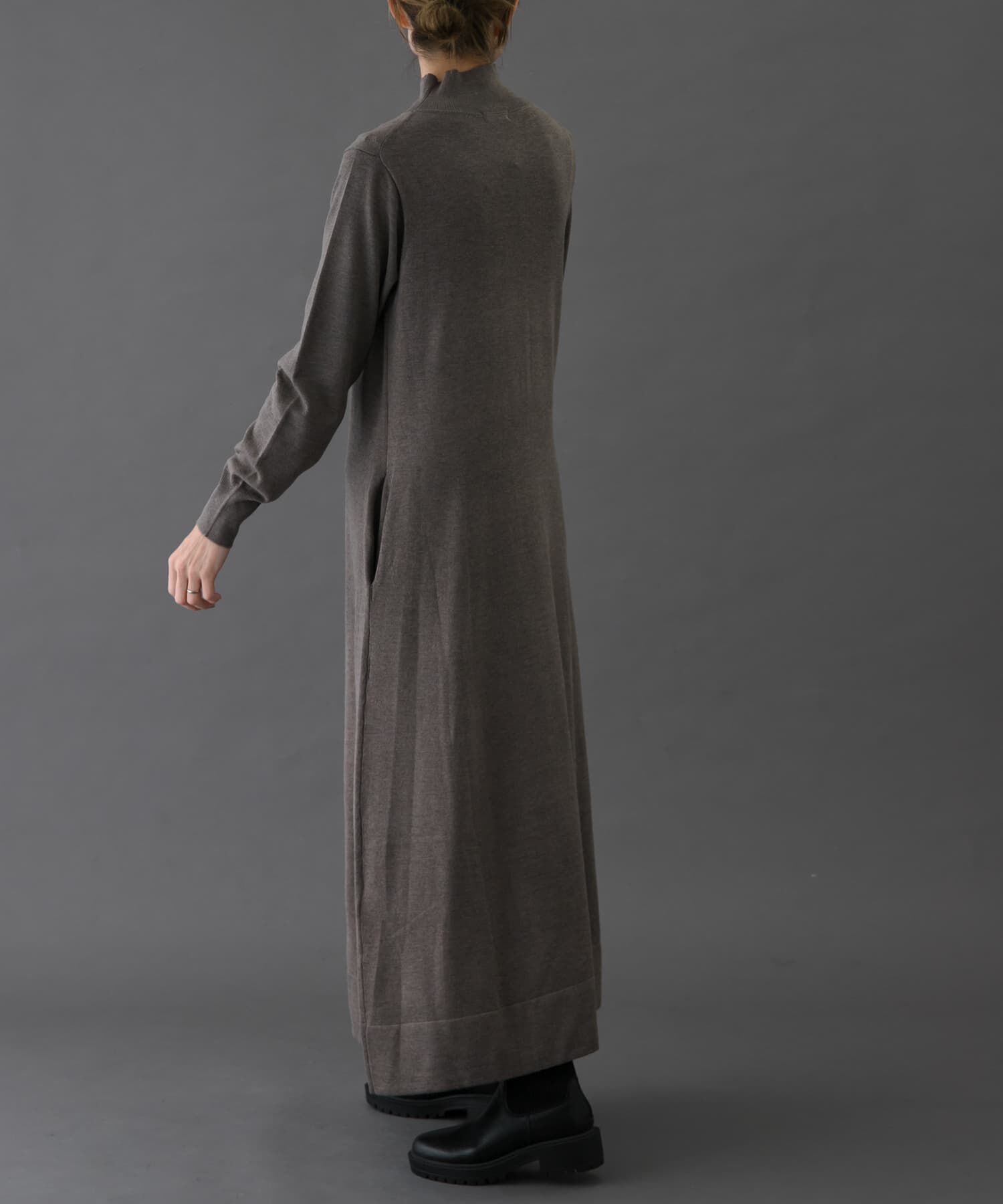 URBAN RESEARCH DOORS「FORK&SPOON　ハイネックフレアニットワンピース」|ワンピース|