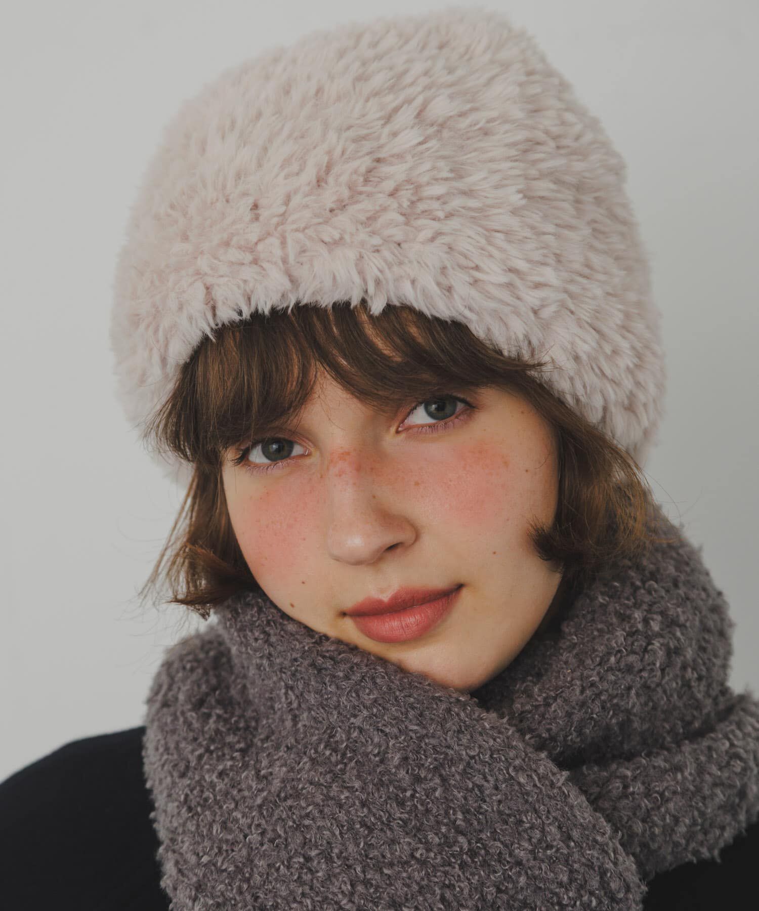 SMELLY「ファーニットキャップ」|ニット帽|