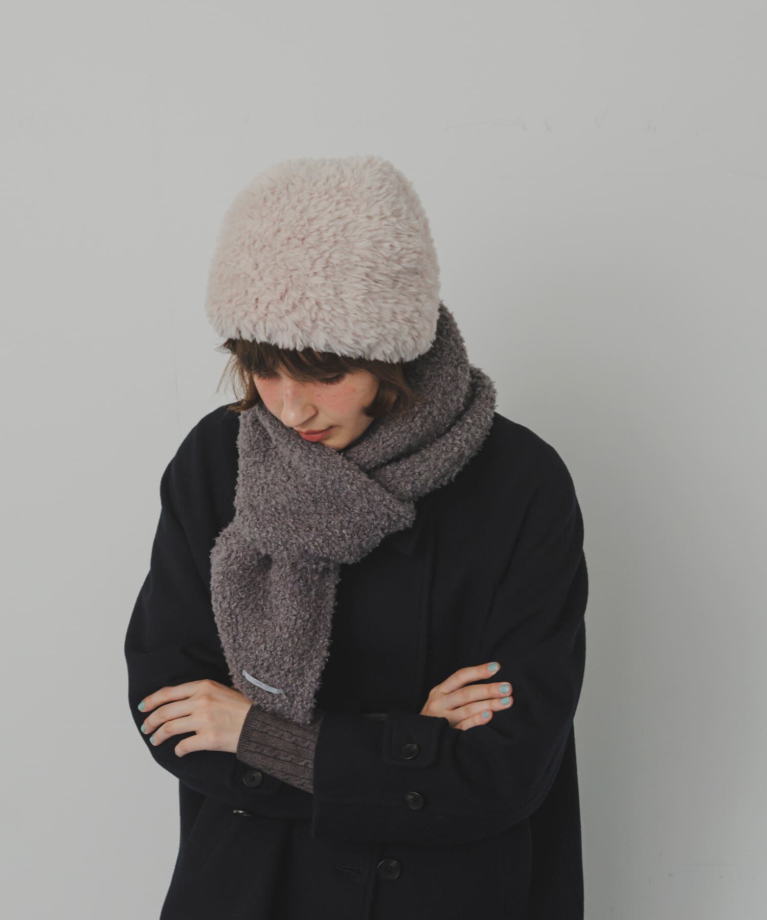 SMELLY「ファーニットキャップ」|ニット帽|