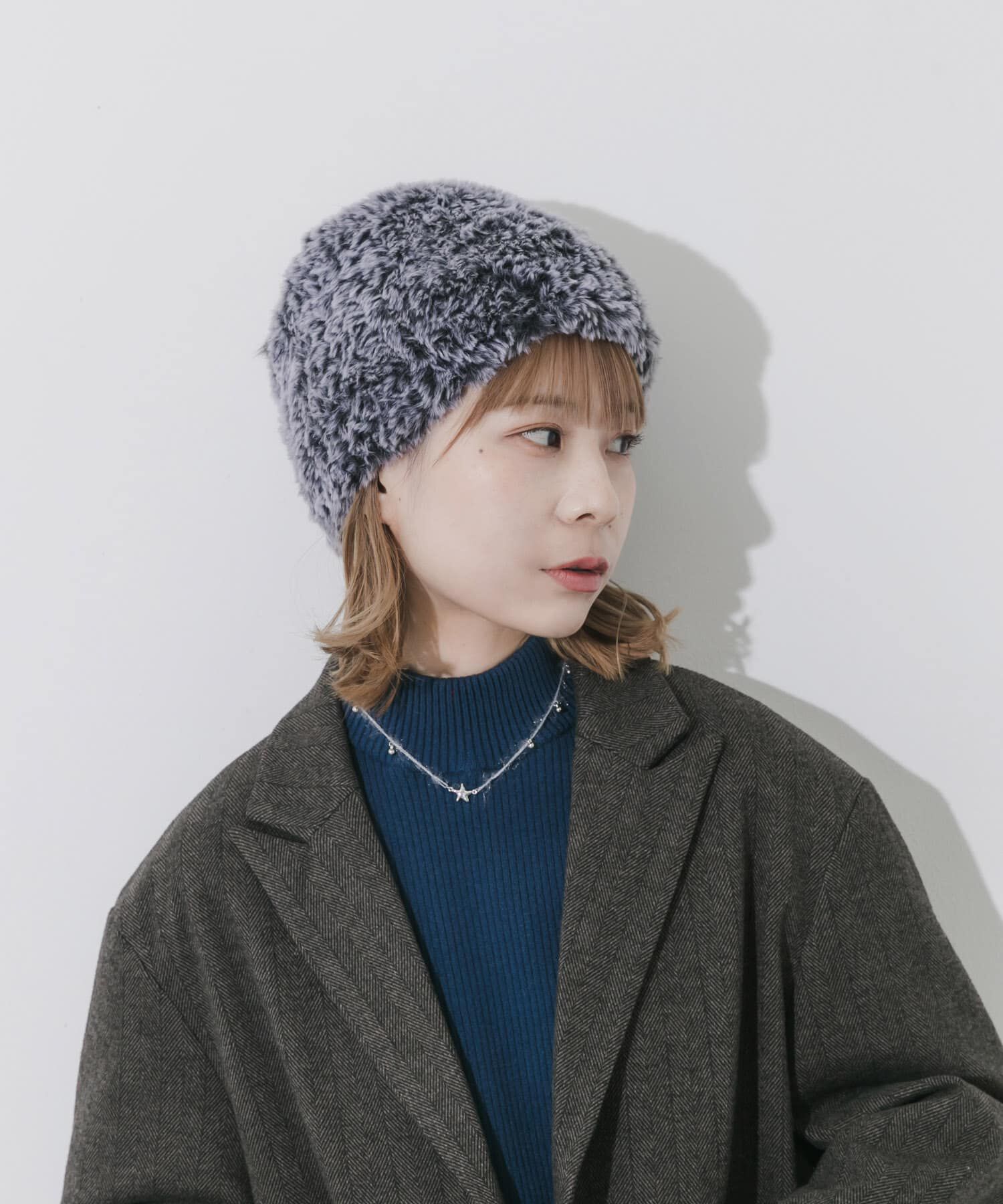 SMELLY「ファーニットキャップ」|ニット帽|