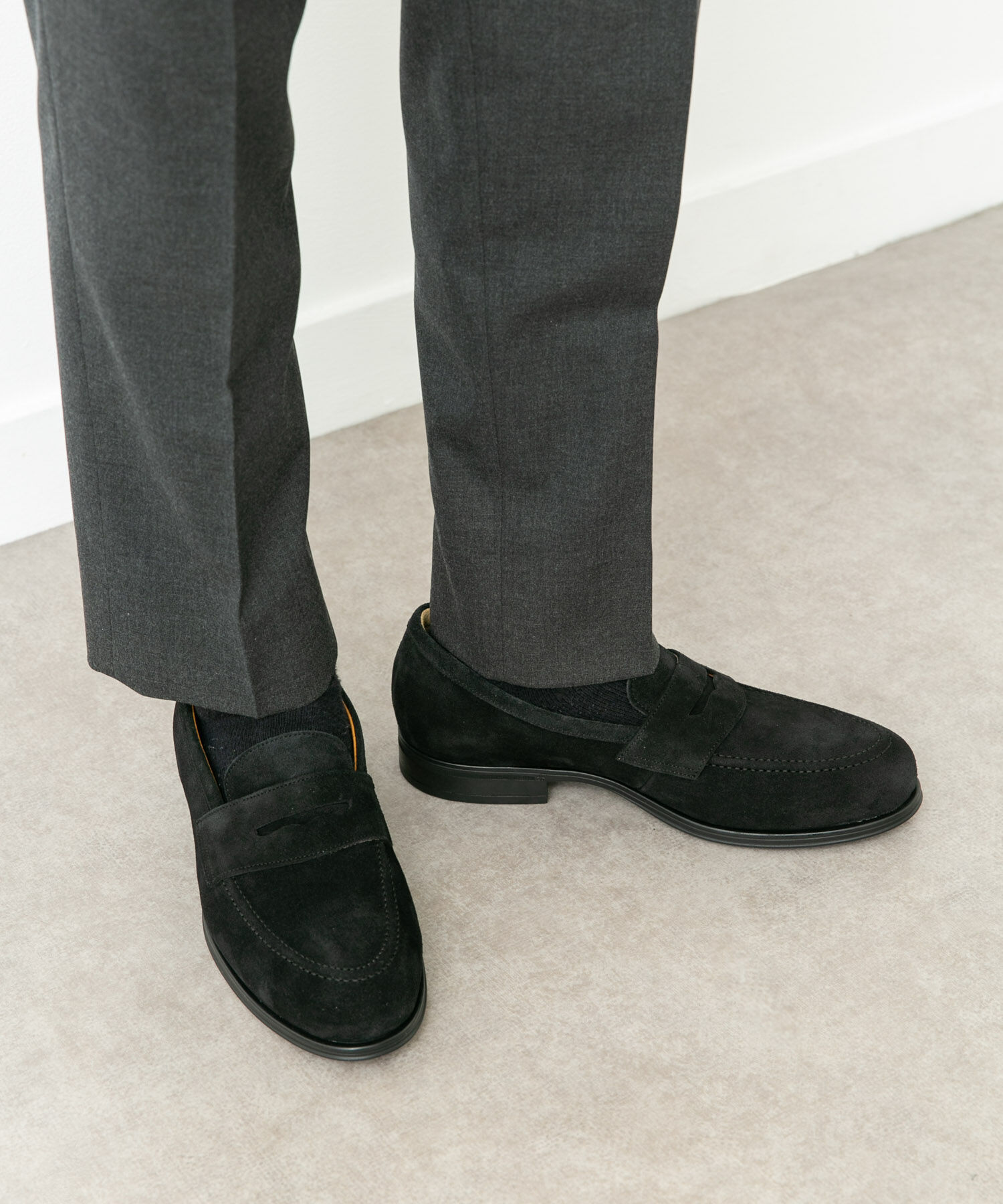 URBAN RESEARCH DOORS「LIFE STYLE TAILOR　マルチスペックスエードコインローファー」|ビジネス・ドレスシューズ|