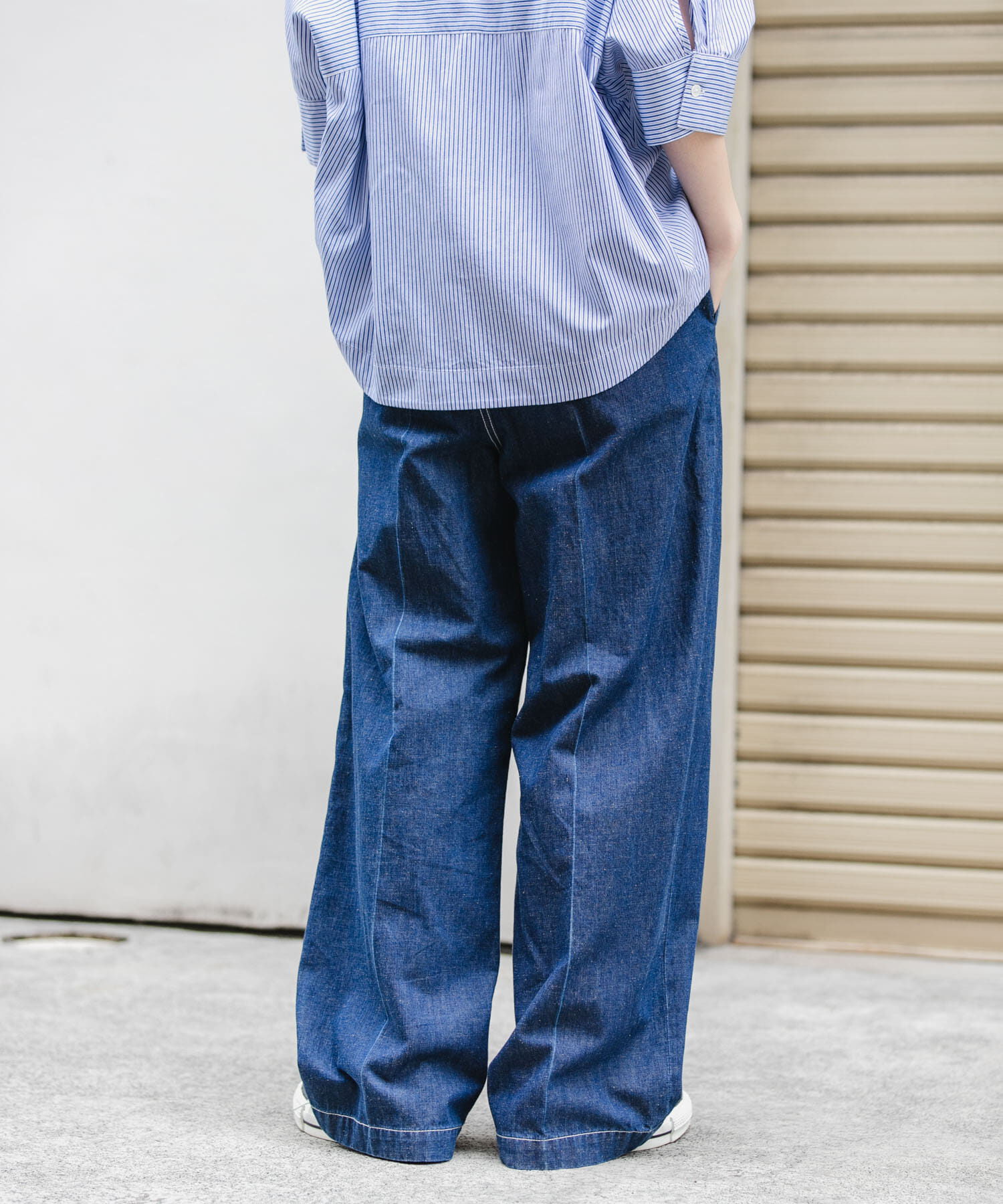 URBAN RESEARCH DOORS「FORK&SPOON　綿麻デニムパンツ」|デニム|