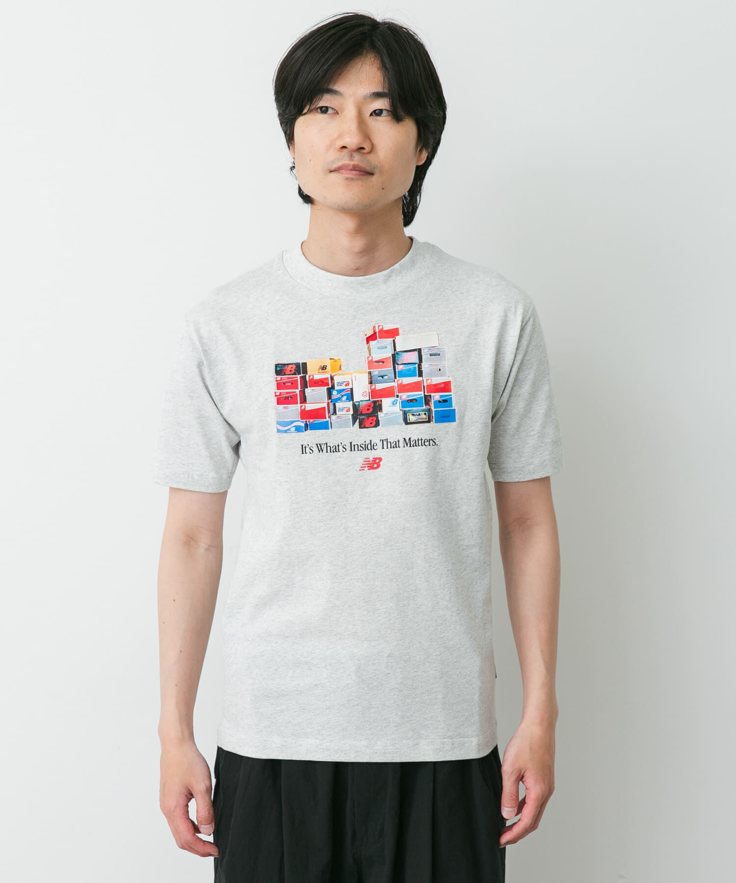 URBAN RESEARCH DOORS「NEW BALANCE　ボックスTシャツ」|Tシャツ・カットソー|