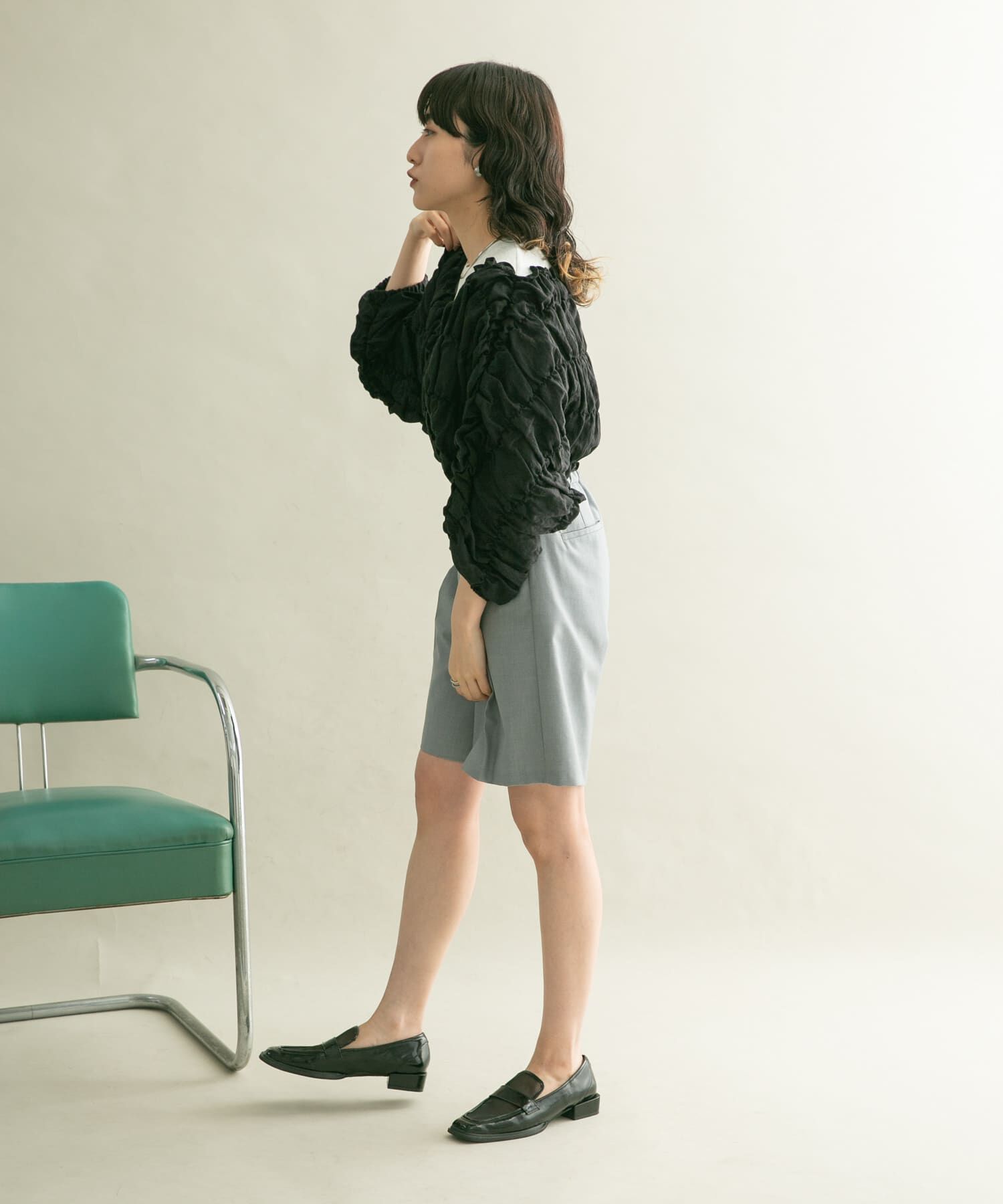  「マルチWAYシャーリングブラウス」|シャツ・ブラウス|