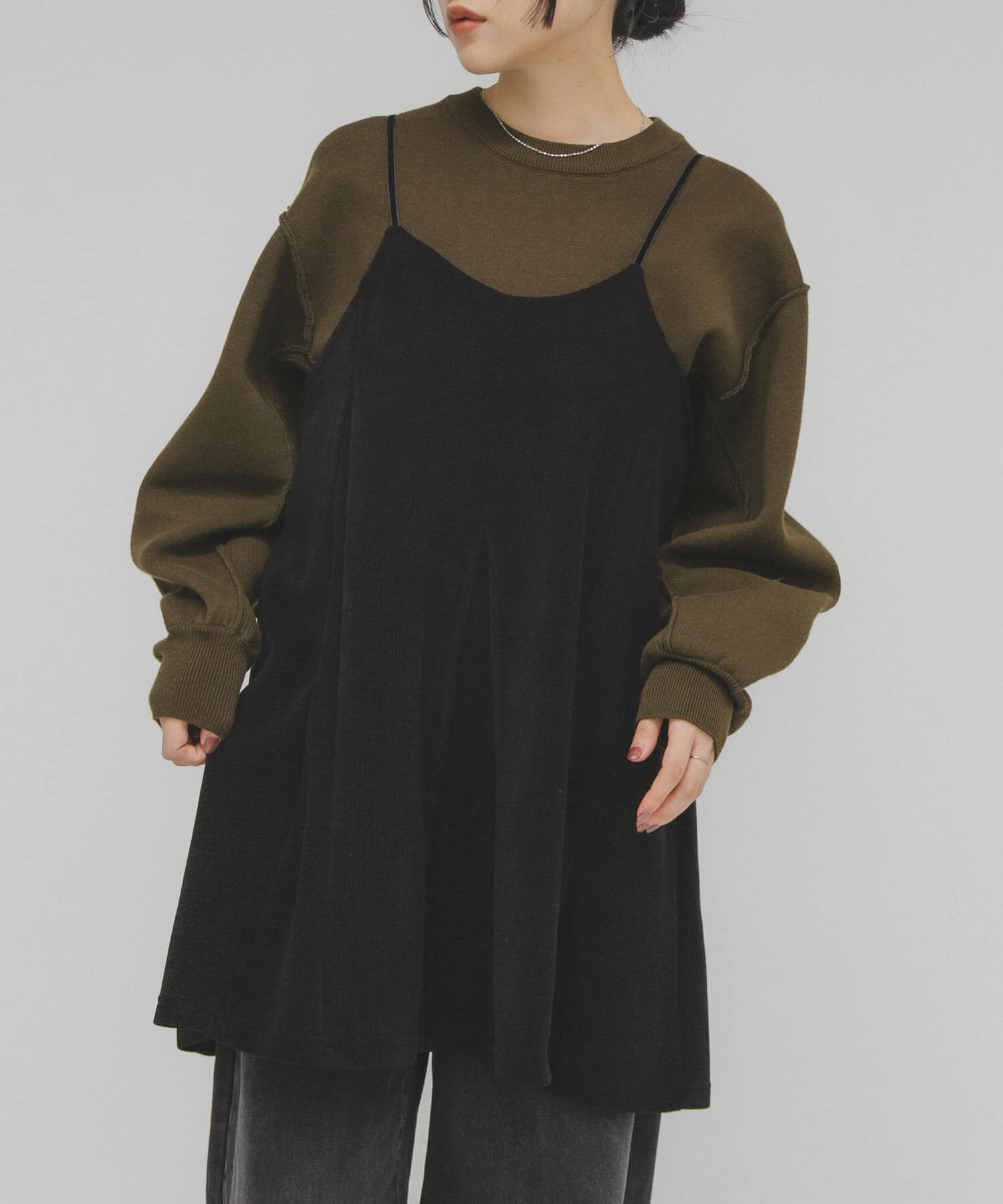  「モールリブミニキャミワンピース」|ワンピース|