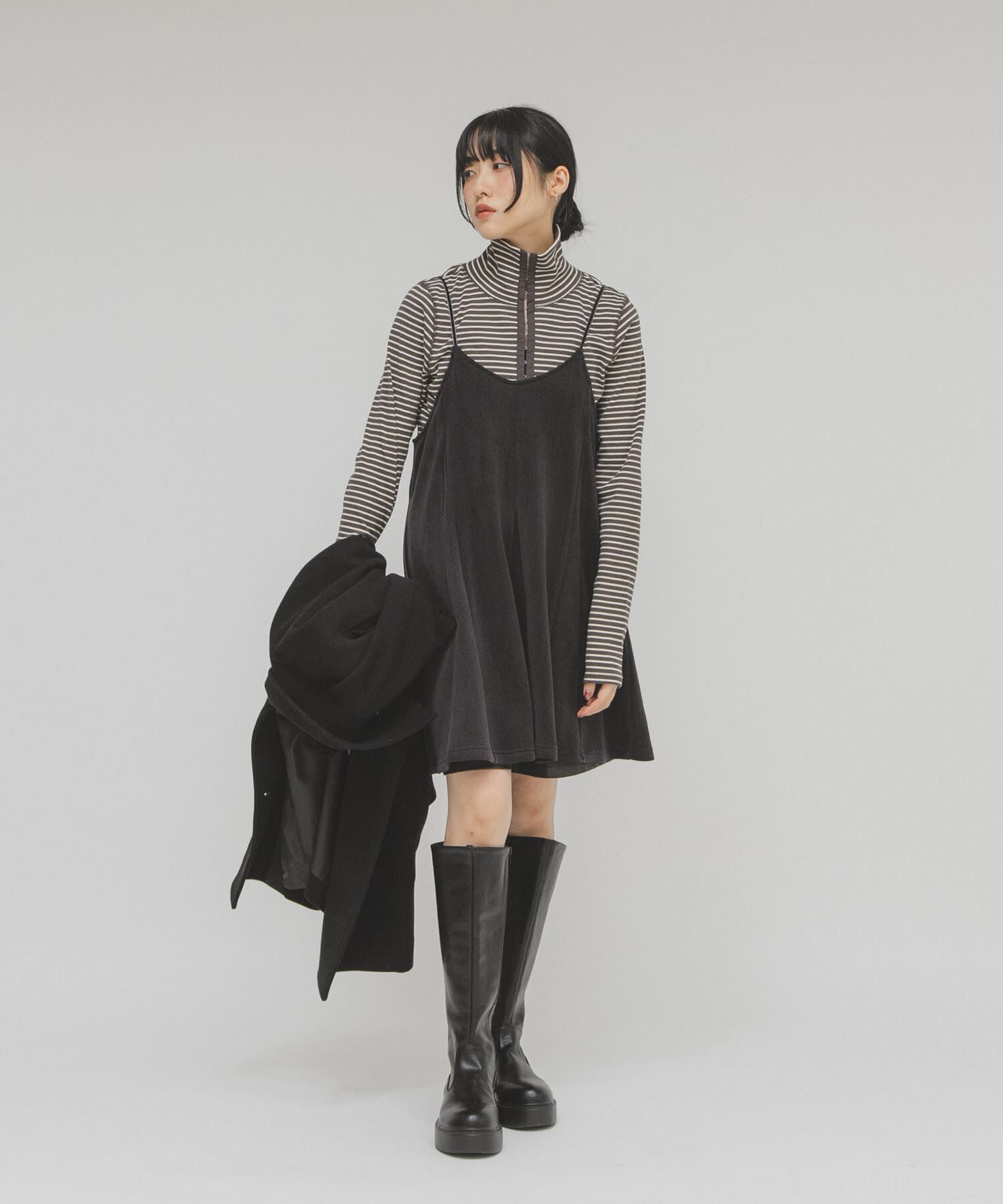  「モールリブミニキャミワンピース」|ワンピース|