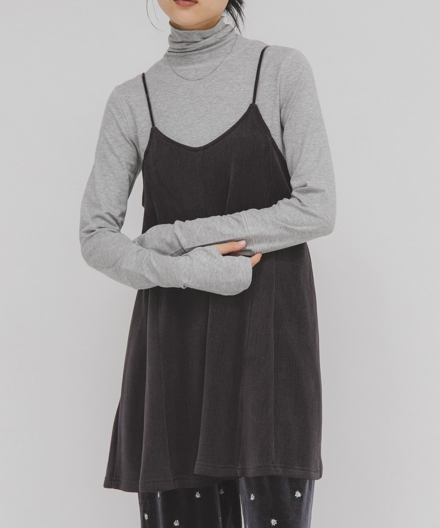  「モールリブミニキャミワンピース」|ワンピース|