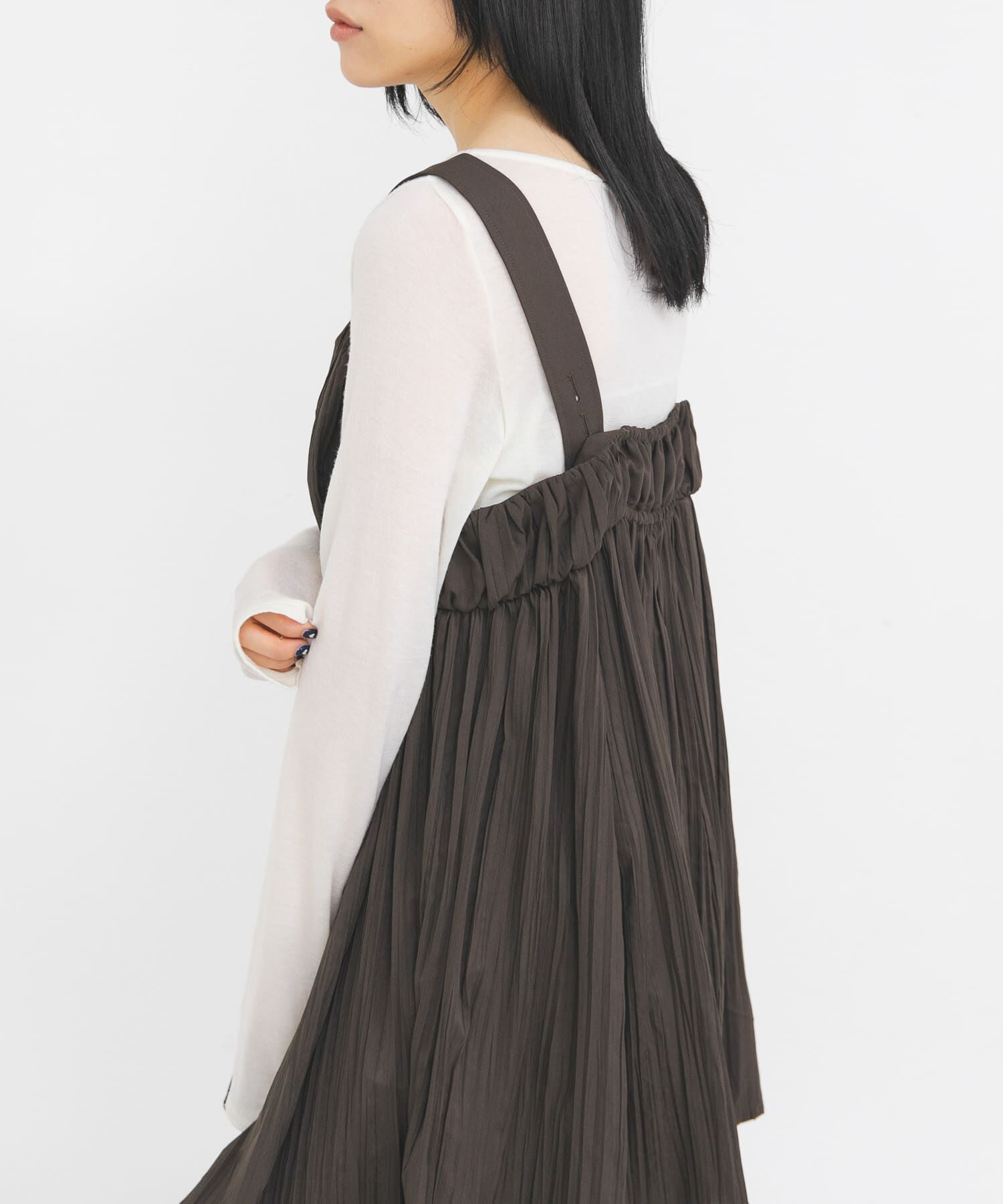  「タックドレープロンTEE」|Tシャツ・カットソー|