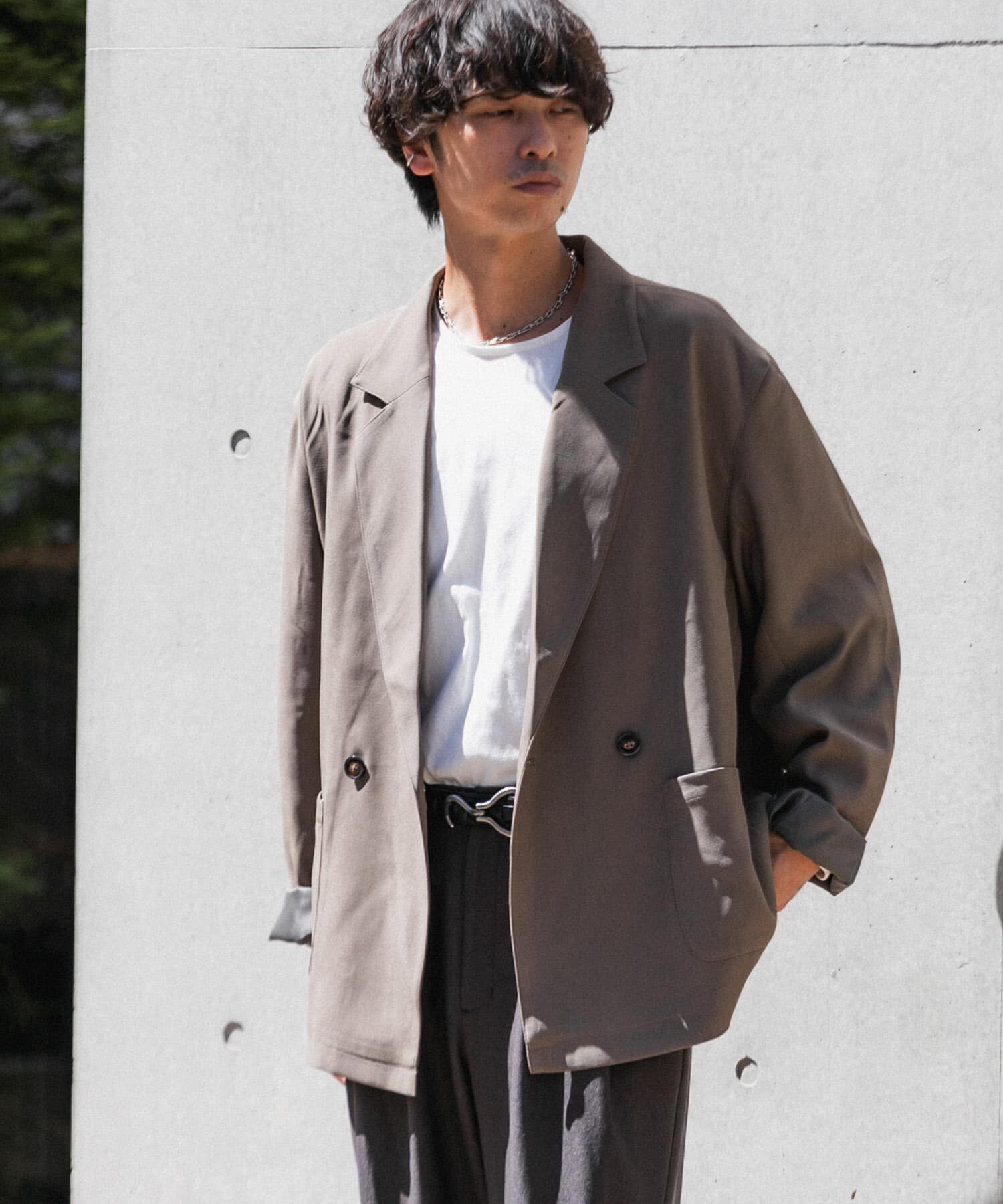 SENSE OF PLACE by URBAN RESEARCH「ダブルルーズジャケット」|その他|ベージュ