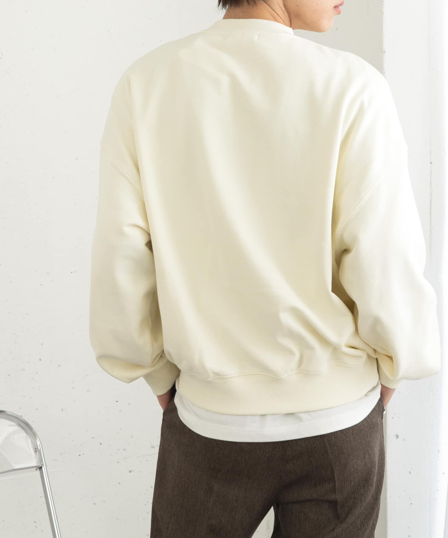 SENSE OF PLACE by URBAN RESEARCH「Gem Stone Cropped Sweat」|スウェット・ジャージ|
