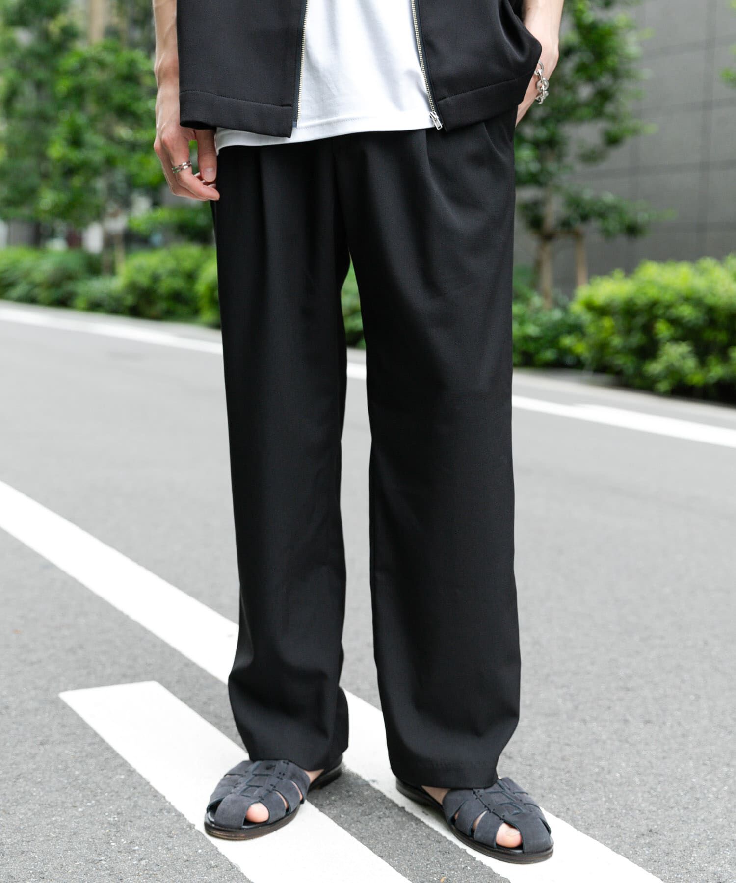 SENSE OF PLACE by URBAN RESEARCH「ダブルタックワイドパンツ」|その他|