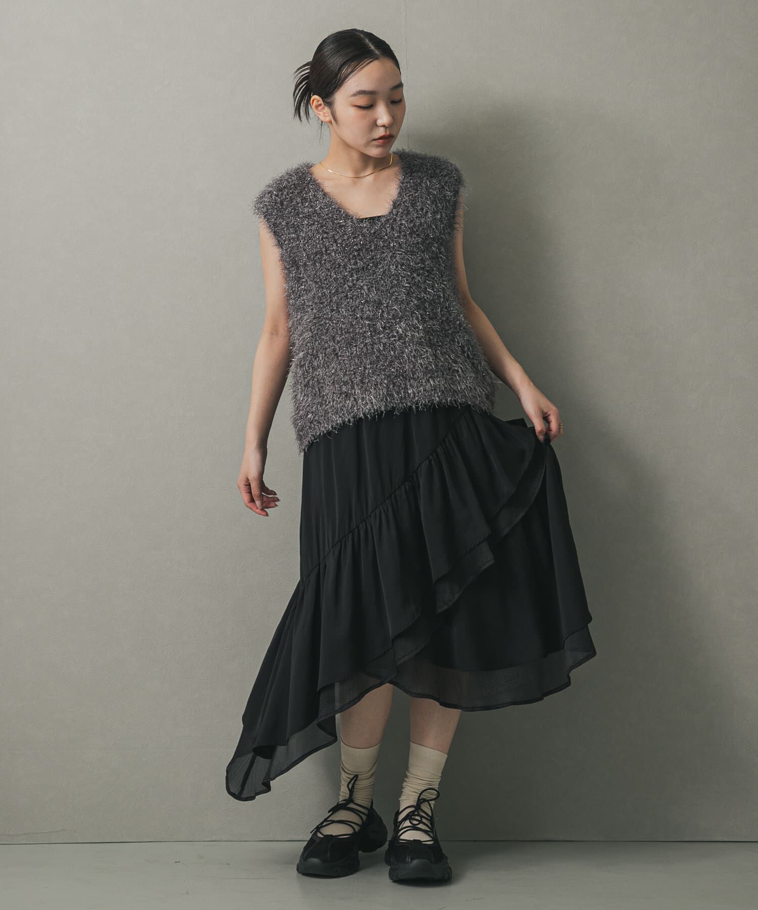 SENSE OF PLACE by URBAN RESEARCH「レースアップバレエスニーカー」|スニーカー|