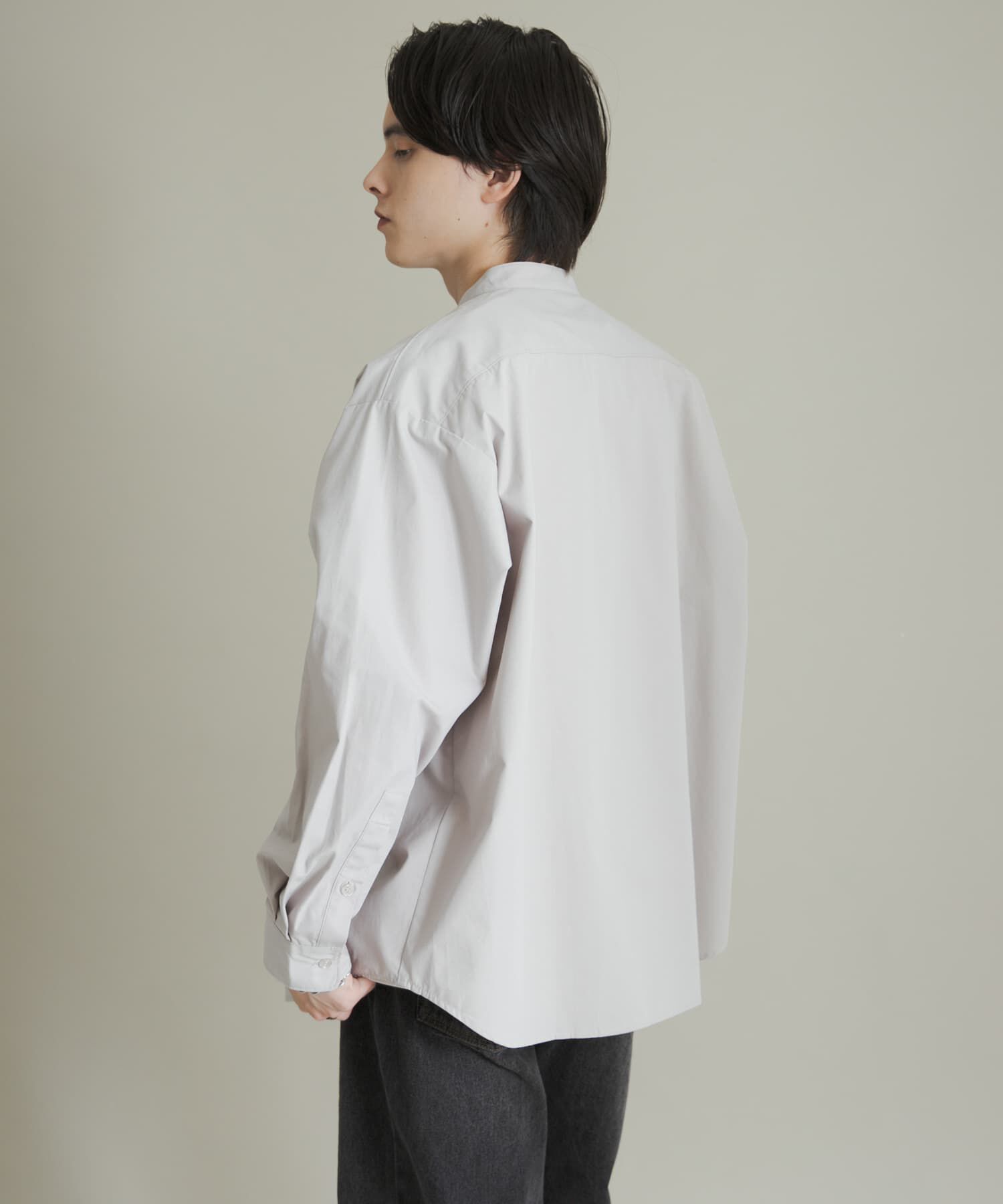 SENSE OF PLACE by URBAN RESEARCH「ピーチブロードバンドカラーロングスリーブシャツ」|シャツ・ブラウス|