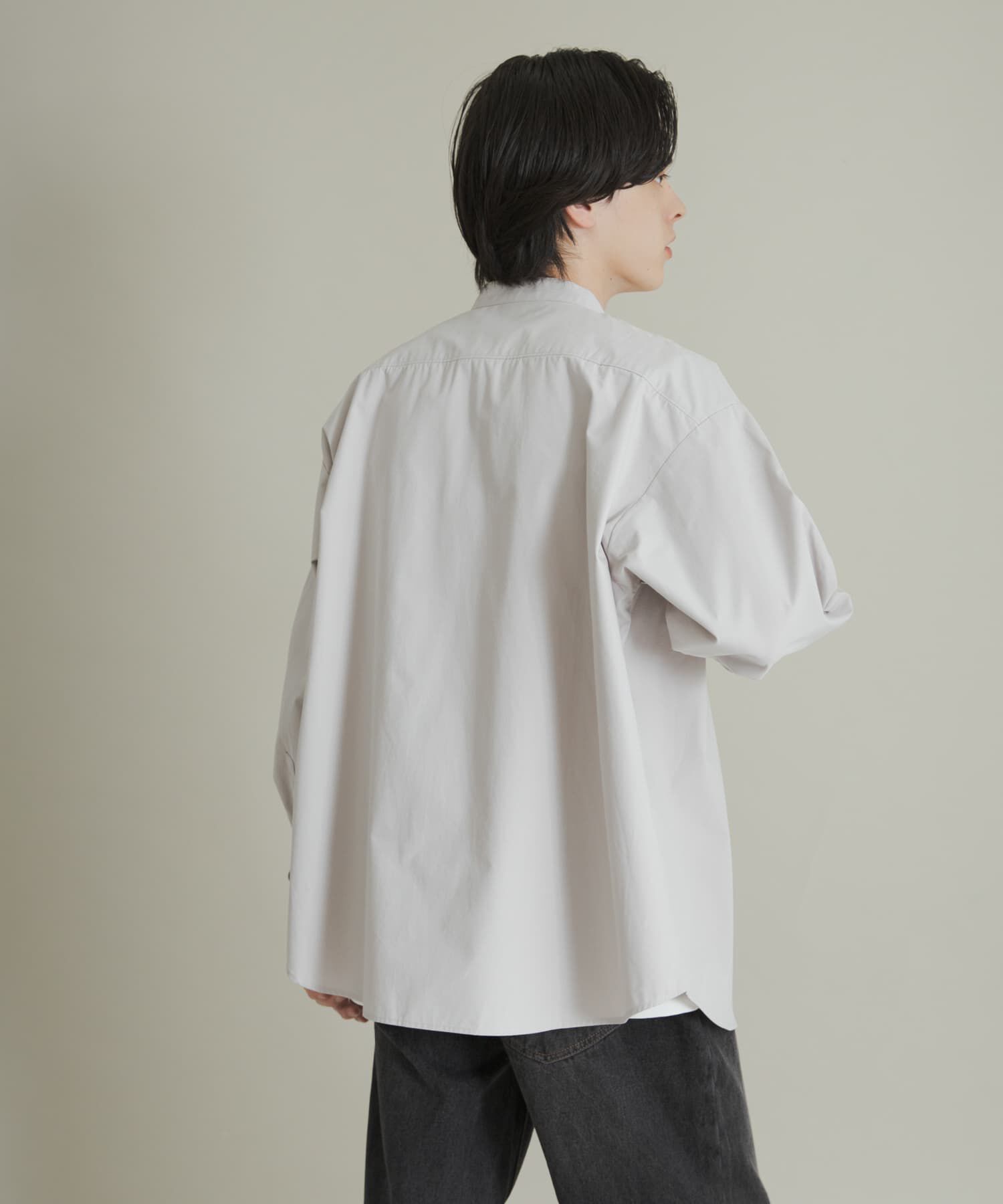 SENSE OF PLACE by URBAN RESEARCH「ピーチブロードバンドカラーロングスリーブシャツ」|シャツ・ブラウス|