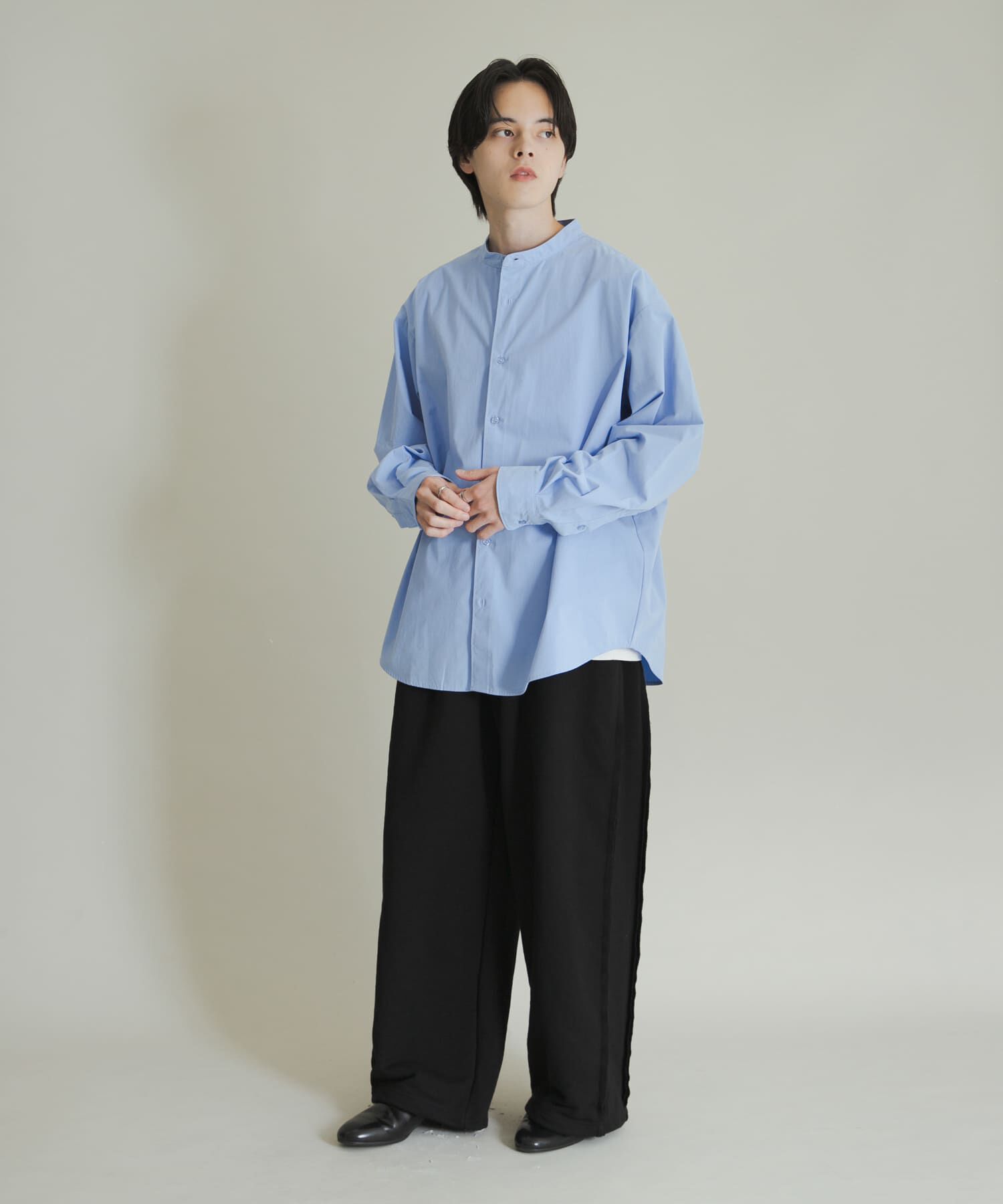 SENSE OF PLACE by URBAN RESEARCH「ピーチブロードバンドカラーロングスリーブシャツ」|シャツ・ブラウス|