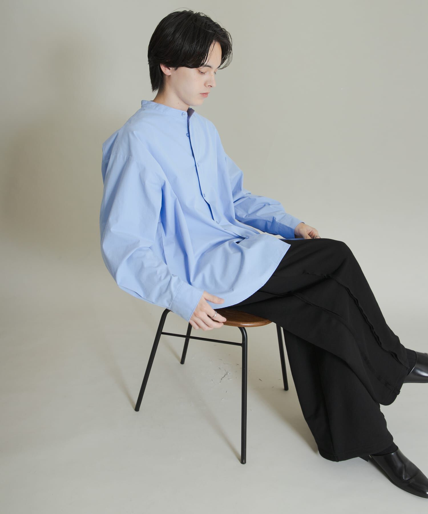 SENSE OF PLACE by URBAN RESEARCH「ピーチブロードバンドカラーロングスリーブシャツ」|シャツ・ブラウス|