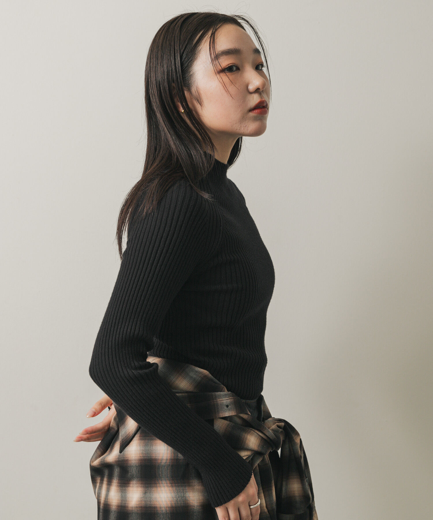 SENSE OF PLACE by URBAN RESEARCH「『一部WEB限定カラー』『毛玉防止』ストレッチリブハイネックセーター」|ニット・セーター|