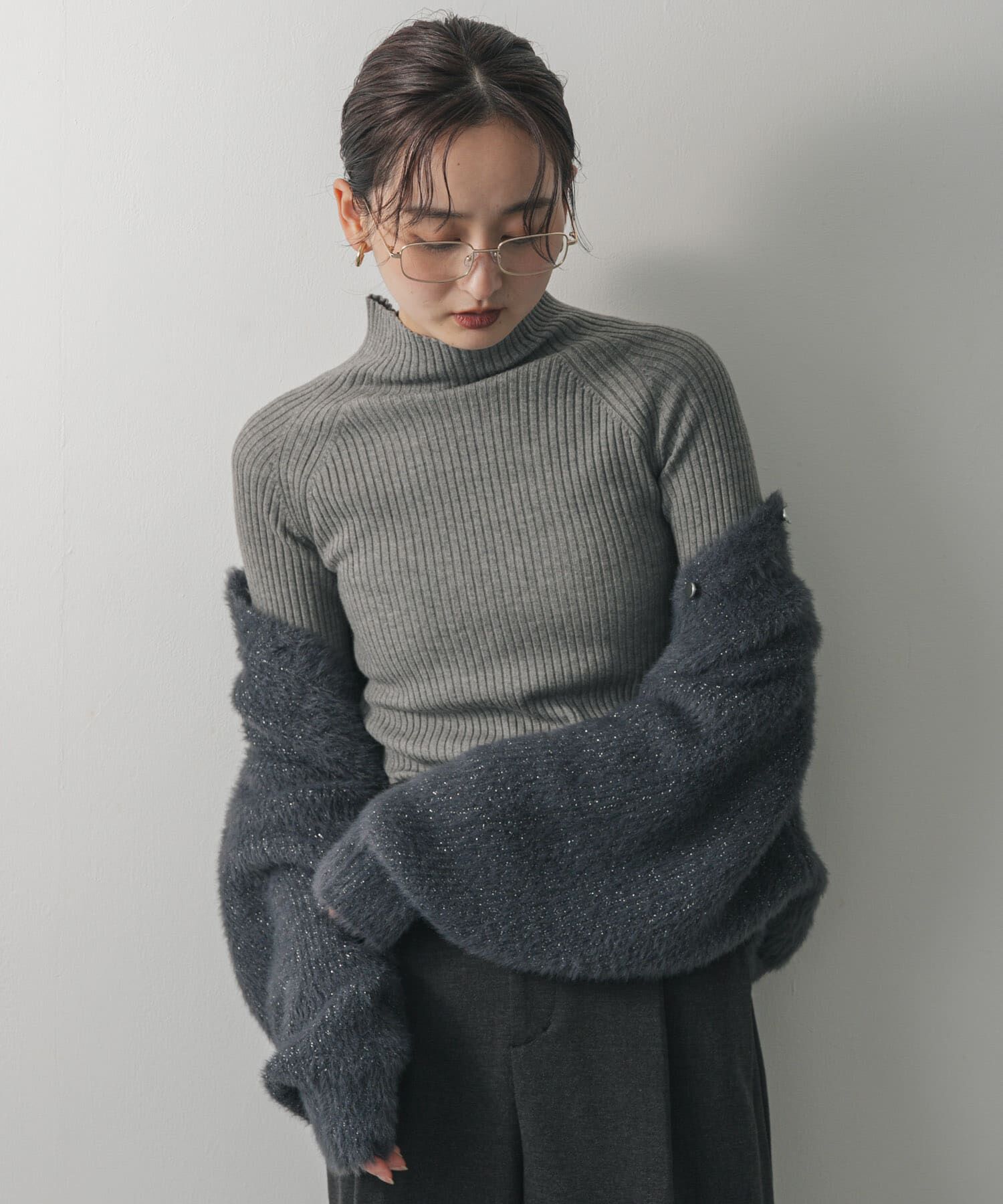 SENSE OF PLACE by URBAN RESEARCH「『一部WEB限定カラー』『毛玉防止』ストレッチリブハイネックセーター」|ニット・セーター|