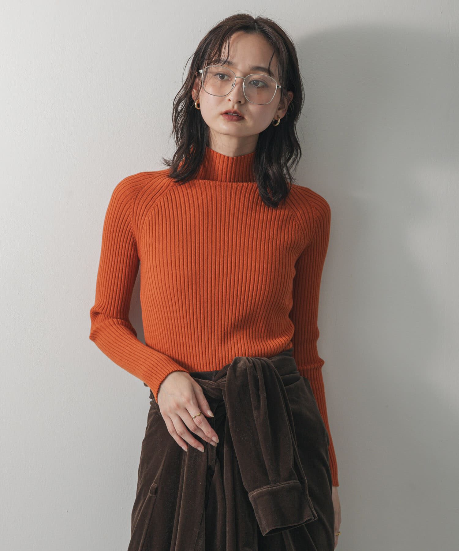 SENSE OF PLACE by URBAN RESEARCH「『一部WEB限定カラー』『毛玉防止』ストレッチリブハイネックセーター」|ニット・セーター|