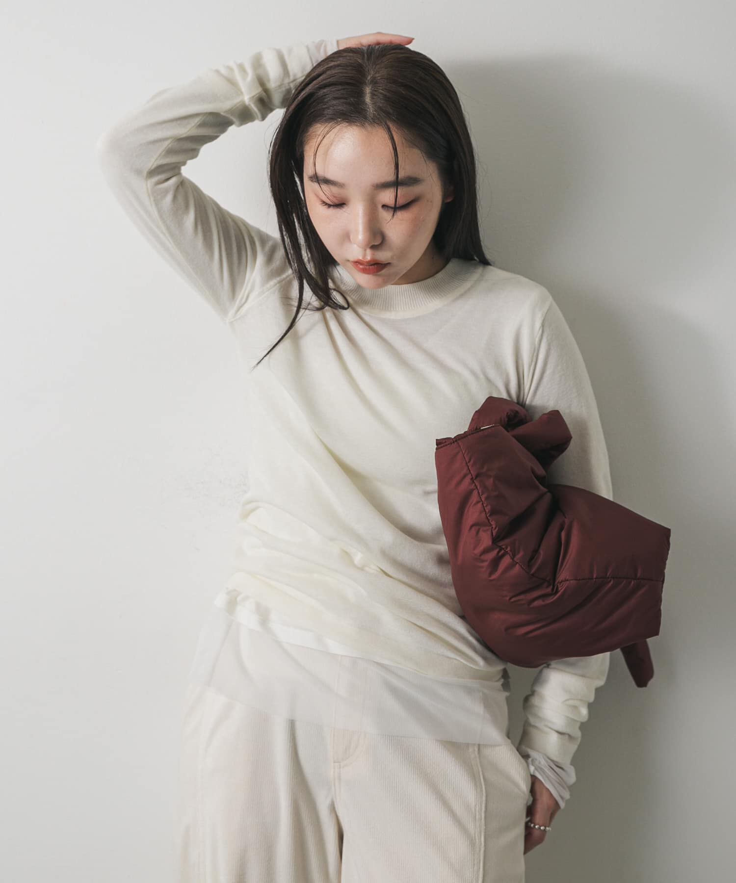 SENSE OF PLACE by URBAN RESEARCH「シアーハイネックセーター」|ニット・セーター|