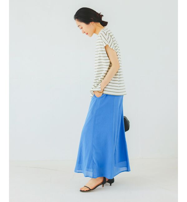  「《手洗い可能》シアーワイドフレアパンツ」|その他|