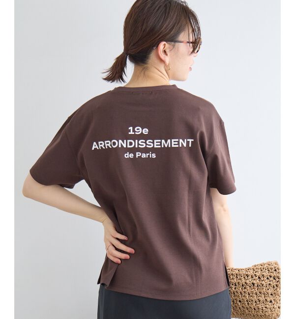  「【撥水・撥油・防汚】LAUMIERETシャツ」|Tシャツ・カットソー|ブラウン