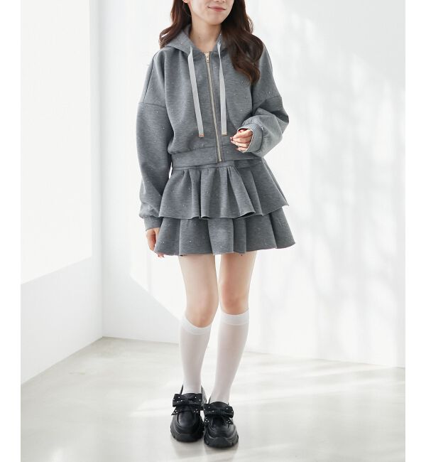  「キラキララインストーンスカパン」|スカート|