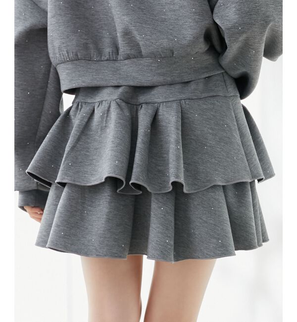  「キラキララインストーンスカパン」|スカート|