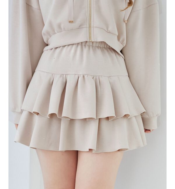  「キラキララインストーンスカパン」|スカート|