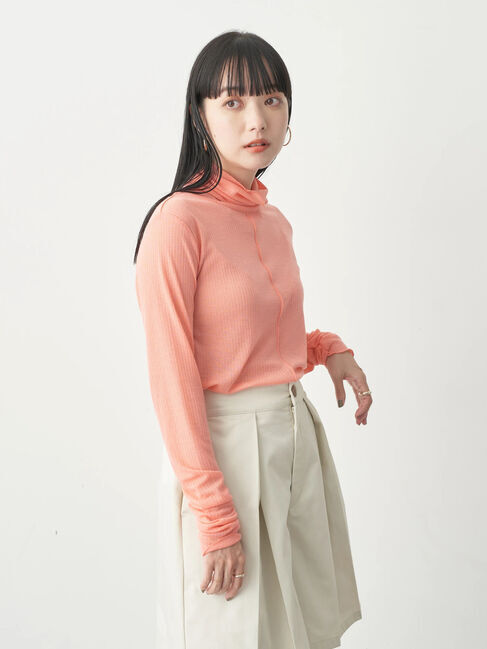 earth music&ecology「シアータートルネックプルオーバー」|Tシャツ・カットソー|