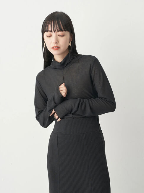 earth music&ecology「シアータートルネックプルオーバー」|Tシャツ・カットソー|