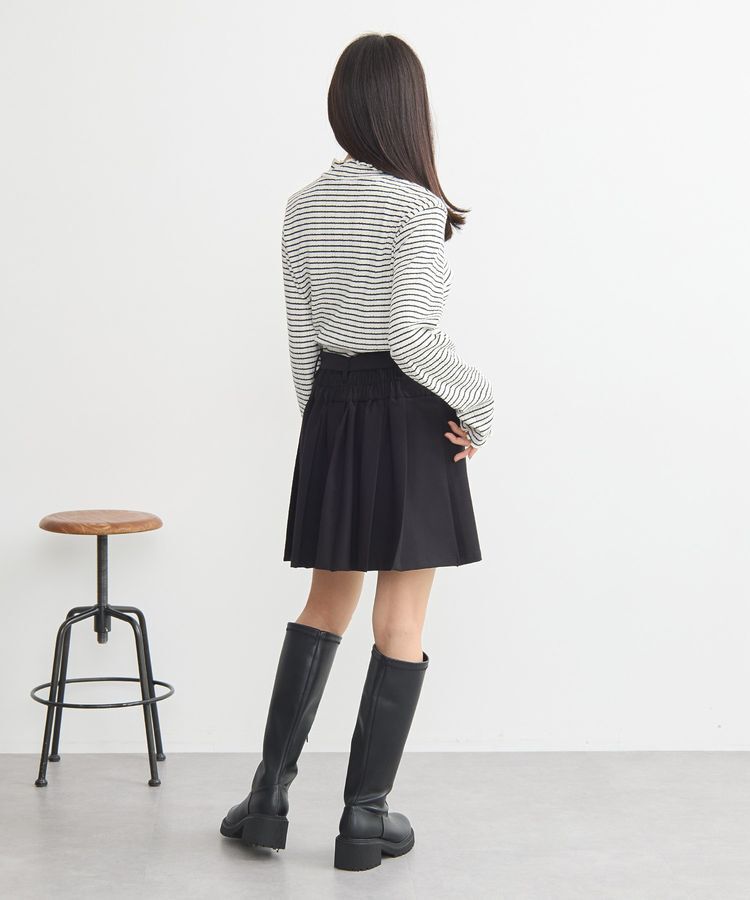 earth music&ecology「ランダムチェーンリブハイネックプルオーバー」|Tシャツ・カットソー|