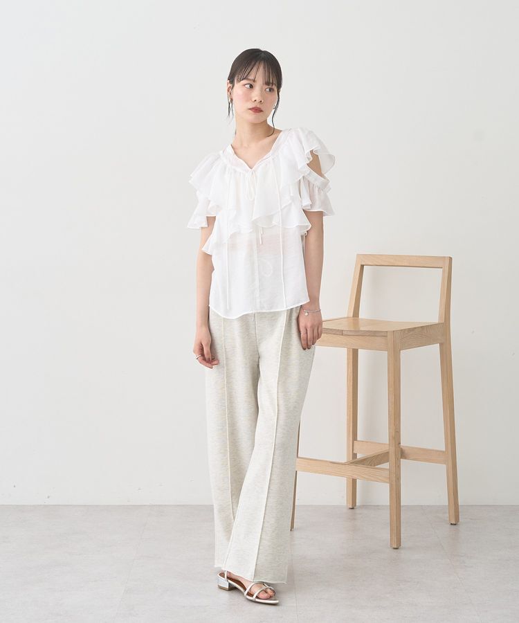 earth music&ecology「2WAYフリルブラウス」|シャツ・ブラウス|