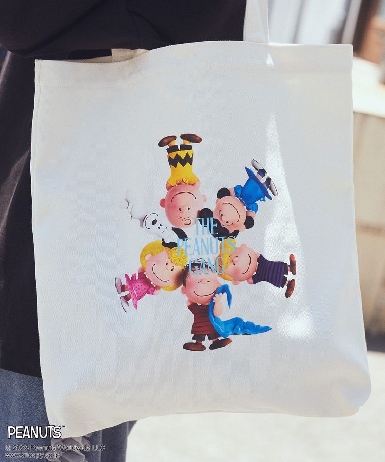 earth music&ecology「PEANUTS/earth アソート3Dアートトート」|トートバッグ|