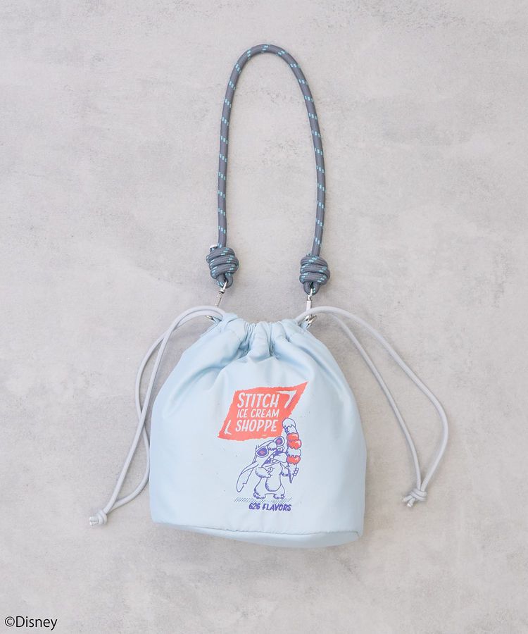 earth music&ecology「スティッチ/ロープコードパファーバッグ」|ショルダー・メッセンジャー|