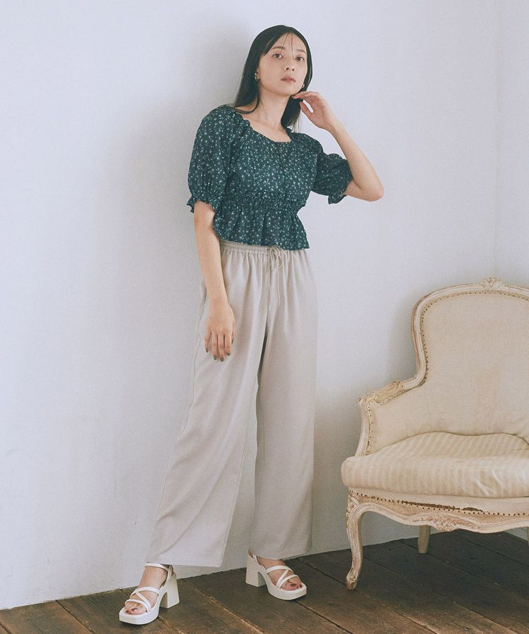 earth music&ecology「リラックスワイドパンツ」|その他|