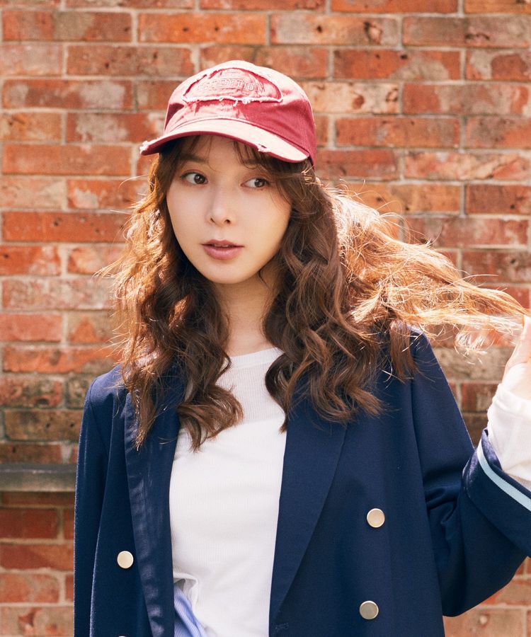 earth music&ecology「ダメージロゴキャップ」|その他|