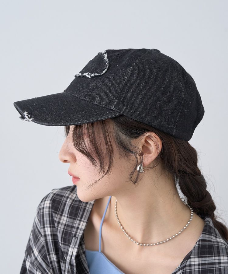 earth music&ecology「ダメージロゴキャップ」|その他|