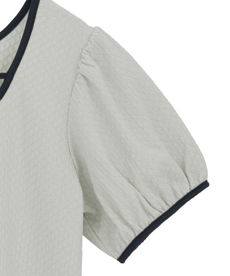 earth music&ecology「マルチウェイ配色リボンカットプルオーバー」|Tシャツ・カットソー|