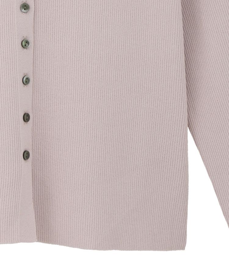 earth music&ecology「襟付きニットカーディガン」|カーディガン|