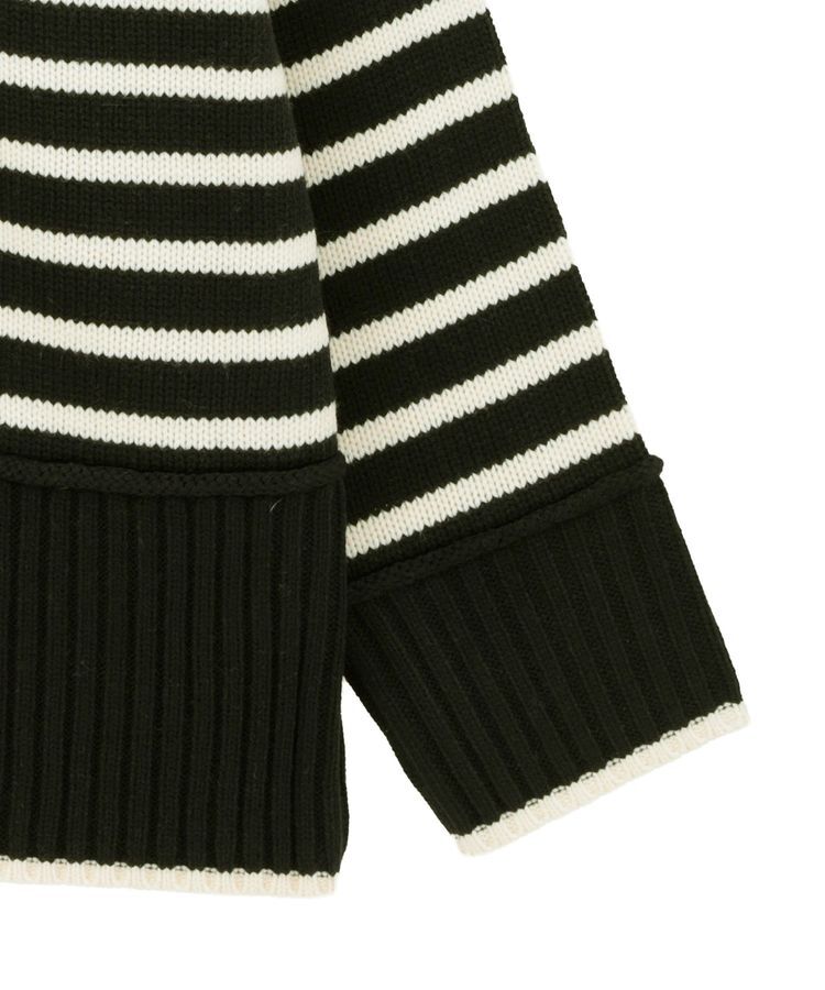 earth music&ecology「アンチピリングモックネックバックスリットニット」|ニット・セーター|