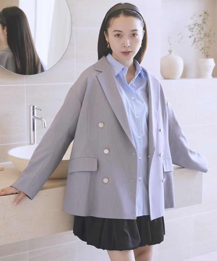 earth music&ecology「ダブルジャケット」|テーラードジャケット|