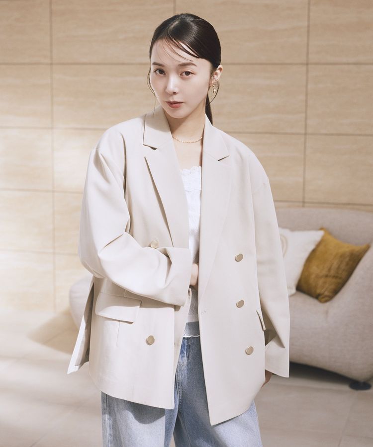 earth music&ecology「ダブルジャケット」|テーラードジャケット|