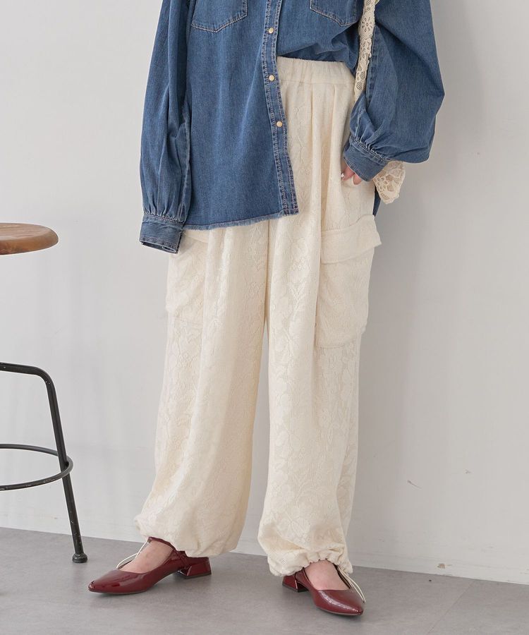 earth music&ecology「総レースカーゴパンツ」|その他|