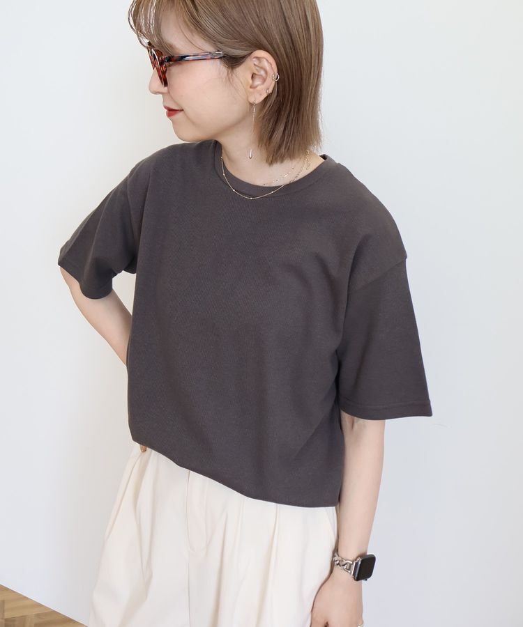 AMERICAN HOLIC「ワッフル半袖プルオーバー」|Tシャツ・カットソー|