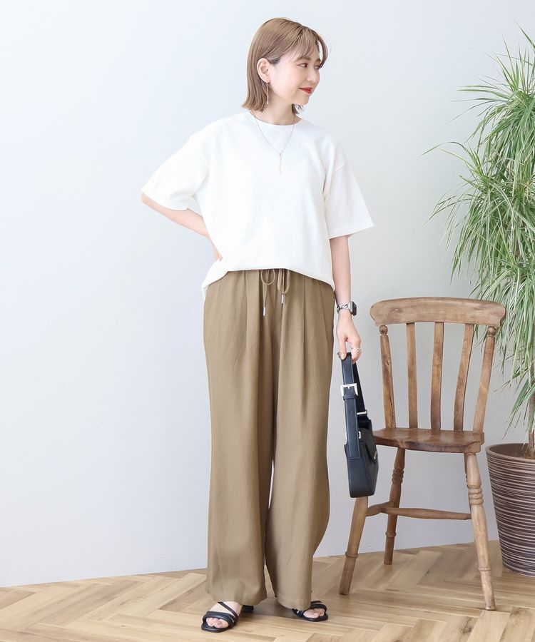 AMERICAN HOLIC「ワッフル半袖プルオーバー」|Tシャツ・カットソー|