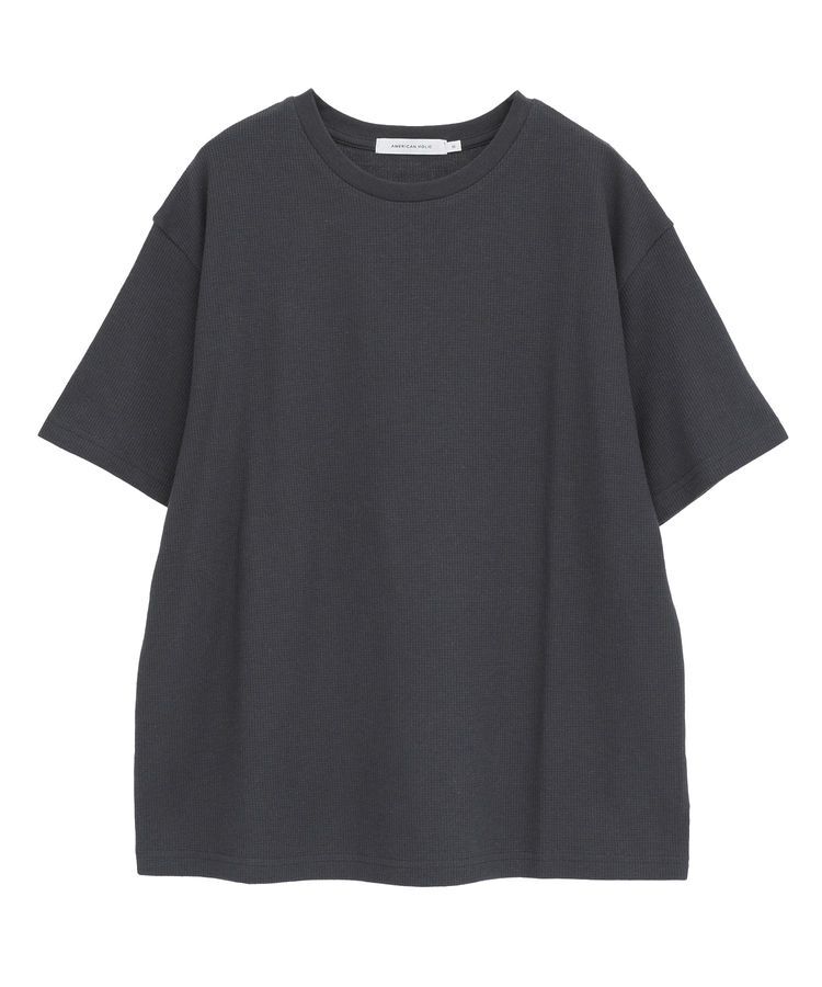 AMERICAN HOLIC「ワッフル半袖プルオーバー」|Tシャツ・カットソー|
