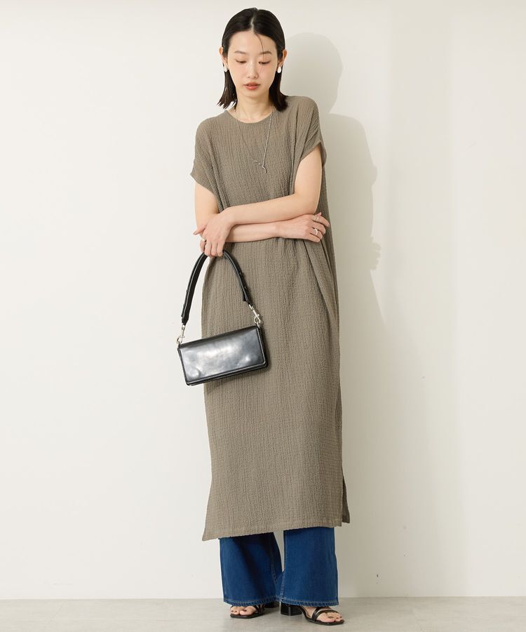 AMERICAN HOLIC「ポコポコノースリーブワンピース【インナー付き】」|ワンピース|